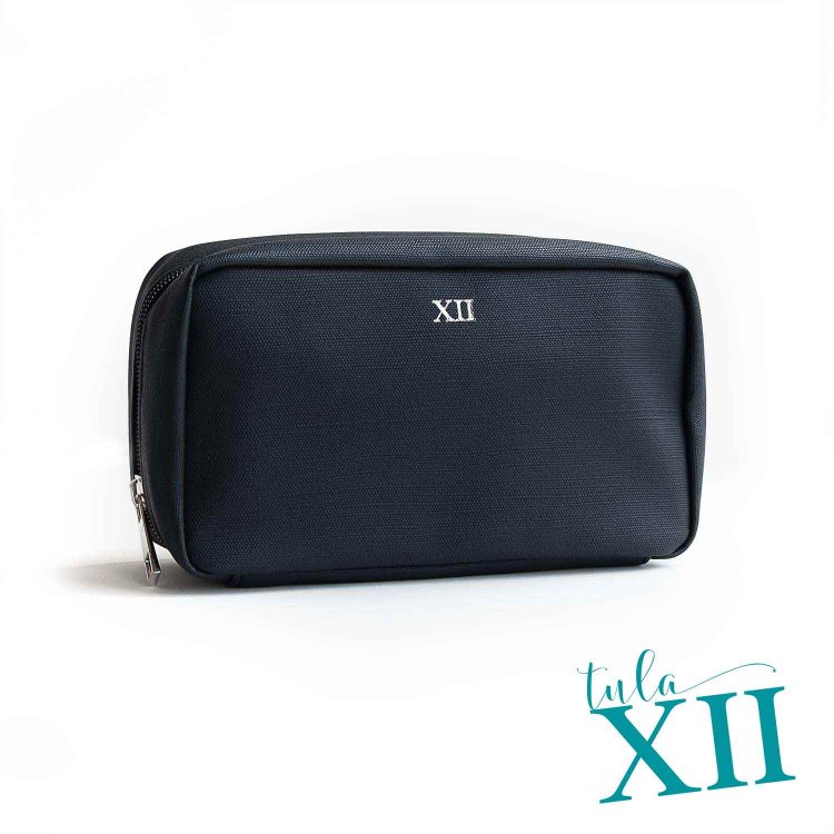 Black-Square-Zipper-Pouch